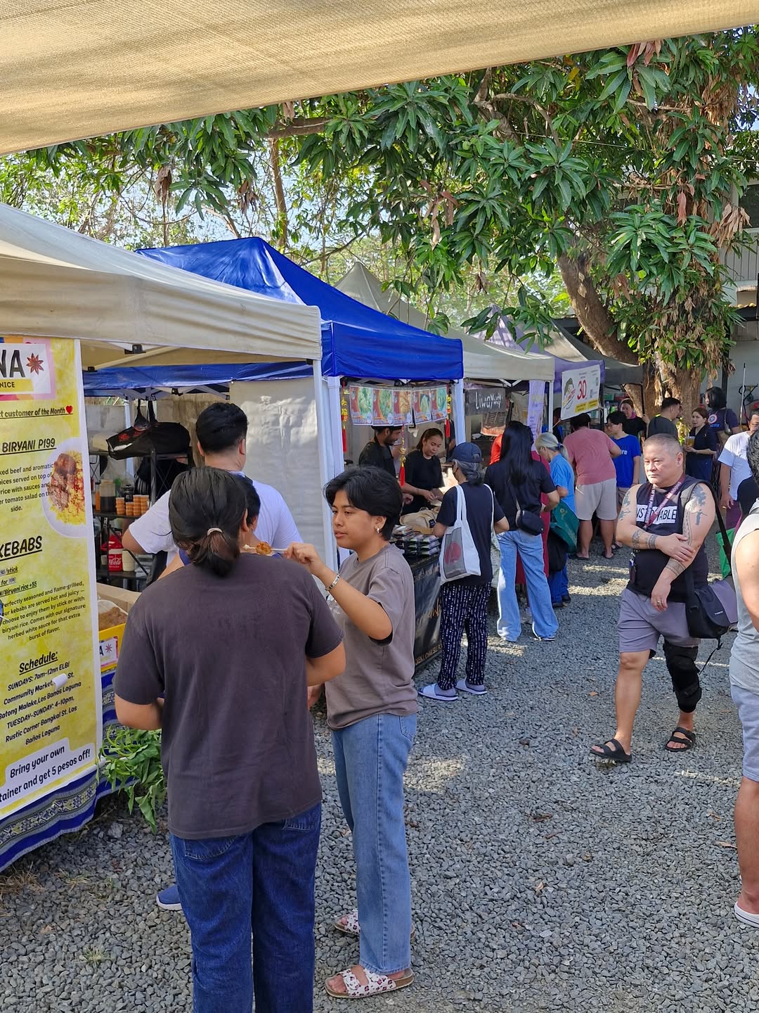 Local food vendors