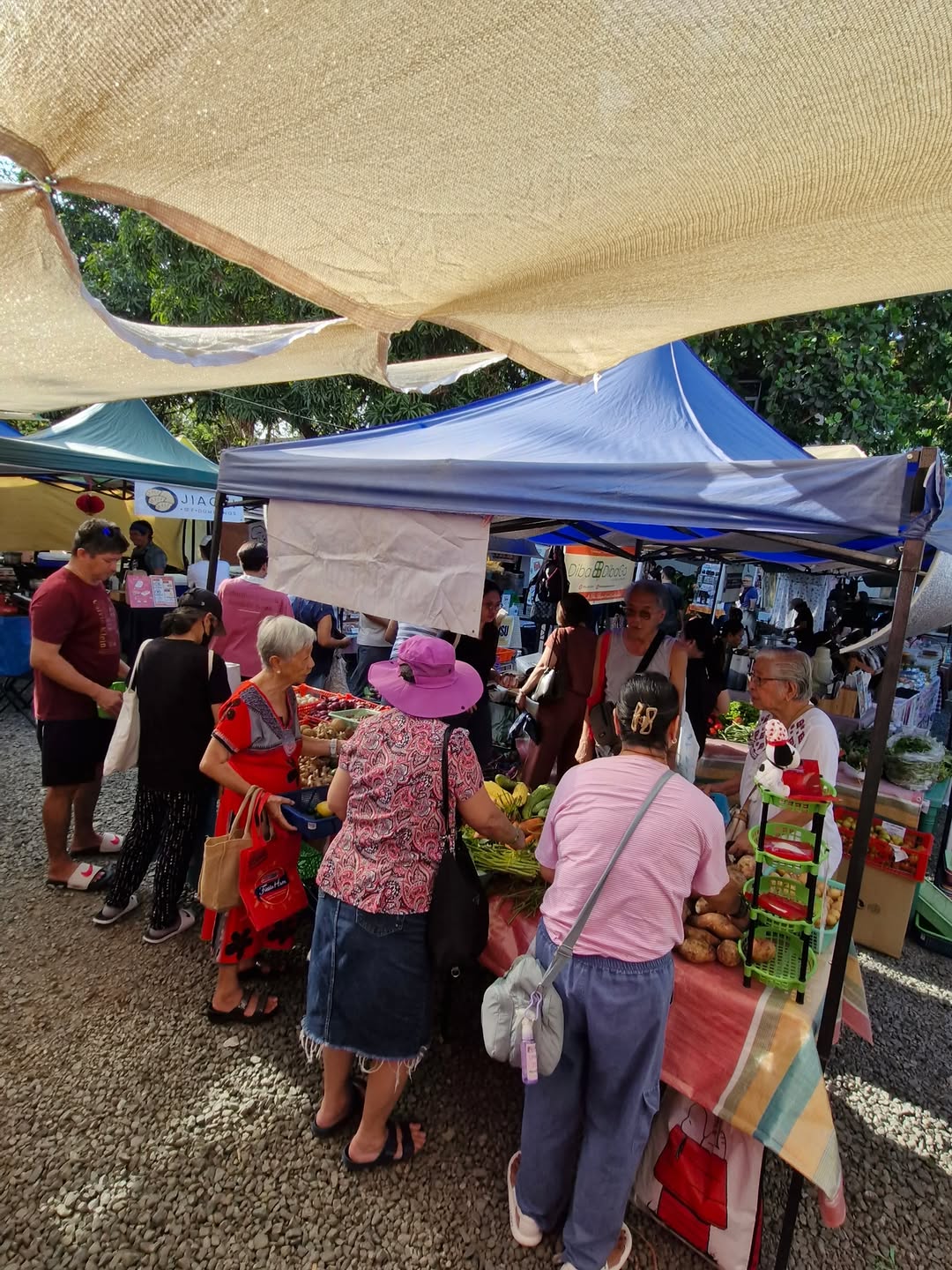 Fresh produce at market